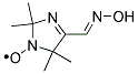 2,2,5,5-TETRAMETHYL-3-IMIDAZOLINE-4-CARBOXALDEHYDE-1-OXYL OXIME Struktur