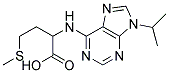 2-(9-ISOPROPYL-9H-PURIN-6-YLAMINO)-4-(METHYLTHIO)BUTANOIC ACID Struktur