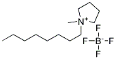 1-OCTYL-1-METHYLPYRROLIDINIUM TETRAFLUOROBORATE Struktur