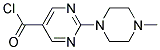 2-(4-Methylpiperazin-1-yl)pyrimidine-5-carbonyl chloride Struktur