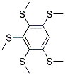 1,2,3,4,5-PENTA(METHYLTHIO)BENZENE, TECH Struktur