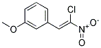 1-(2-CHLORO-2-NITROVINYL)-3-METHOXYBENZENE, TECH Struktur