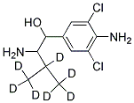 1-(4-AMINO-3,5-DICHLORO-PHENYL)-2-ISOPROPYL-D7-AMINO-ETHANOL Struktur