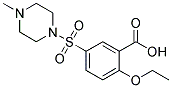 2-ETHOXY-5-[(4-METHYL-1-PIPERAZINYL)SULFONYL]BENZOIC ACID Struktur