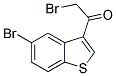 2-BROMO-1-(5-BROMO-1-BENZOTHIEN-3-YL)ETHANON Struktur