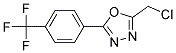 2-(CHLOROMETHYL)-5-[4-(TRIFLUOROMETHYL)PHENYL]-1,3,4-OXADIAZOL Struktur