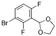 2-(3-BROMO-2,6-DIFLUOROPHENYL)-1,3-DIOXOLAN Struktur