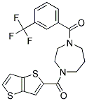 1-(THIENO[3,2-B]THIEN-2-YLCARBONYL)-4-[3-(TRIFLUOROMETHYL)BENZOYL]-1,4-DIAZEPANE Struktur