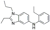 (2-ETHYL-PHENYL)-(2-ETHYL-1-PROPYL-1H-BENZOIMIDAZOL-5-YL)-AMINE Struktur