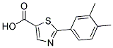 2-(3,4-DIMETHYL-PHENYL)-THIAZOLE-5-CARBOXYLIC ACID Struktur