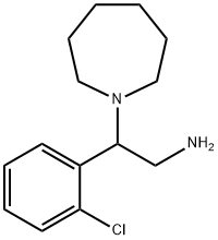 2-AZEPAN-1-YL-2-(2-CHLORO-PHENYL)-ETHYLAMINE Struktur