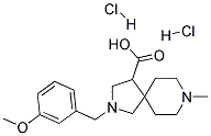 2-(3-METHOXY-BENZYL)-8-METHYL-2,8-DIAZA-SPIRO[4.5]DECANE-4-CARBOXYLIC ACID DIHYDROCHLORIDE Struktur