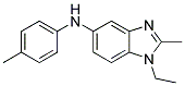 (1-ETHYL-2-METHYL-1H-BENZOIMIDAZOL-5-YL)-P-TOLYL-AMINE Struktur