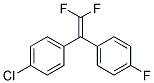 1-[2,2-DIFLUORO-1-(4-CHLOROPHENYL)VINYL]-4-FLUOROBENZENE Struktur