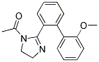 1-[2-(2'-METHOXY-BIPHENYL-2-YL)-4,5-DIHYDRO-IMIDAZOL-1-YL]-ETHANONE Struktur