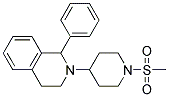 2-[1-(METHYLSULFONYL)PIPERIDIN-4-YL]-1-PHENYL-1,2,3,4-TETRAHYDROISOQUINOLINE Struktur