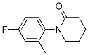 1-(4-FLUORO-2-METHYL-PHENYL)-PIPERIDIN-2-ONE Struktur