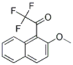 2,2,2-TRIFLUORO-1-(2-METHOXY-NAPHTHALEN-1-YL)-ETHANONE Struktur