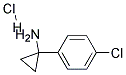 1-(4-CHLORO-PHENYL)-CYCLOPROPYLAMINE HYDROCHLORIDE Struktur