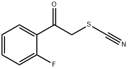 2-(2-FLUOROPHENYL)-2-OXOETHYL THIOCYANATE Struktur