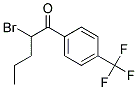 2-BROMO-1-(4-TRIFLUOROMETHYL-PHENYL)-PENTAN-1-ONE Struktur