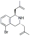 (1R,3R)-5-BROMO-1,3-BIS(2-METHYLPROP-2-ENYL)-1,2,3,4-TETRAHYDROISOQUINOLINE Struktur