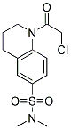 1-(CHLOROACETYL)-N,N-DIMETHYL-1,2,3,4-TETRAHYDROQUINOLINE-6-SULFONAMIDE Struktur