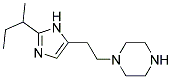 1-[2-(2-SEC-BUTYL-IMIDAZOL-4-YL)-ETHYL]-PIPERAZINE Struktur