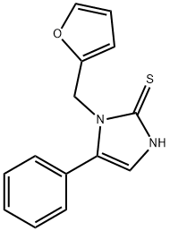 1-(2-FURYLMETHYL)-5-PHENYL-1H-IMIDAZOLE-2-THIOL Struktur