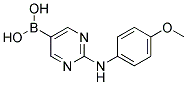 (2-[(4-METHOXYPHENYL)AMINO]PYRIMIDIN-5-YL)BORONIC ACID Struktur