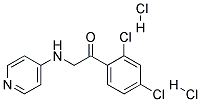 1-(2,4-DICHLORO-PHENYL)-2-(PYRIDIN-4-YLAMINO)-ETHANONE DIHYDROCHLORIDE Struktur