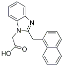 [2-(1-NAPHTHYLMETHYL)-1H-BENZIMIDAZOL-1-YL]ACETIC ACID Struktur