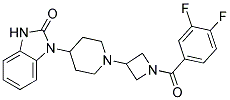 1-(1-[1-(3,4-DIFLUOROBENZOYL)AZETIDIN-3-YL]PIPERIDIN-4-YL)-1,3-DIHYDRO-2H-BENZIMIDAZOL-2-ONE