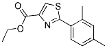 2-(2,4-DIMETHYL-PHENYL)-THIAZOLE-4-CARBOXYLIC ACID ETHYL ESTER Struktur