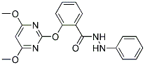 2-[(4,6-DIMETHOXYPYRIMIDIN-2-YL)OXY]BENZOIC ACID, 2-PHENYLHYDRAZIDE Struktur