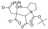 1-N-Boc-2-(aminomethyl)pyrrolidine citrate Struktur