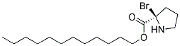 2-Bromo  propinic  acid  dodecylester Struktur