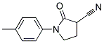 1-(4-Methylphenyl)-2-oxopyrrolidine-3-carbonitrile Struktur