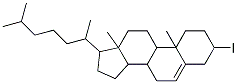 17-(1,5-dimethylhexyl)-3-iodo-10,13-dimethyl-2,3,4,7,8,9,10,11,12,13,14,15,16,17-tetradecahydro-1H-cyclopenta[a]phenanthrene Struktur