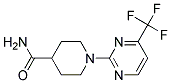 1-[4-(Trifluoromethyl)pyrimidin-2-yl]piperidine-4-carboxamide Struktur