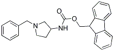 1-BENZYL-3-FMOC-AMINOPYRROLIDINE Struktur