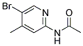 2-ACETEMIDO-4-METHYL-5-BROMOPYRIDINE Struktur