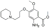 2-AMINO-5-METHOXY-4-(3-PIPERIDIN-1-YL-PROPOXY)-BENZOIC ACID METHYL ESTER Struktur