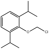 2-CHLOROMETHOXY-1,3-DIISOPROPYL-BENZENE Struktur