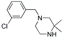 1-(3-Chlorobenzyl)-3,3-Dimethylpiperazine Struktur