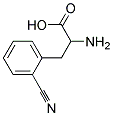 2-amino-3-(2-cyanophenyl)propanoic acid Struktur