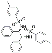 (1R,2R)-(+)-N,N'-Bis(4-toluenesulfonyl)-1,2-diphenylethylenediamine Struktur