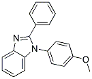 1-(P-METHOXYPHENYL)-2-PHENYLBENZIMIDAZOLE Struktur