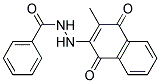 2'-(3-METHYL-1,4-DIOXO-1,4-DIHYDRO-2-NAPHTHYL)BENZOHYDRAZIDE Struktur