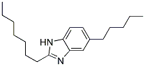 2-HEPTYL-5-PENTYLBENZIMIDAZOLE Struktur